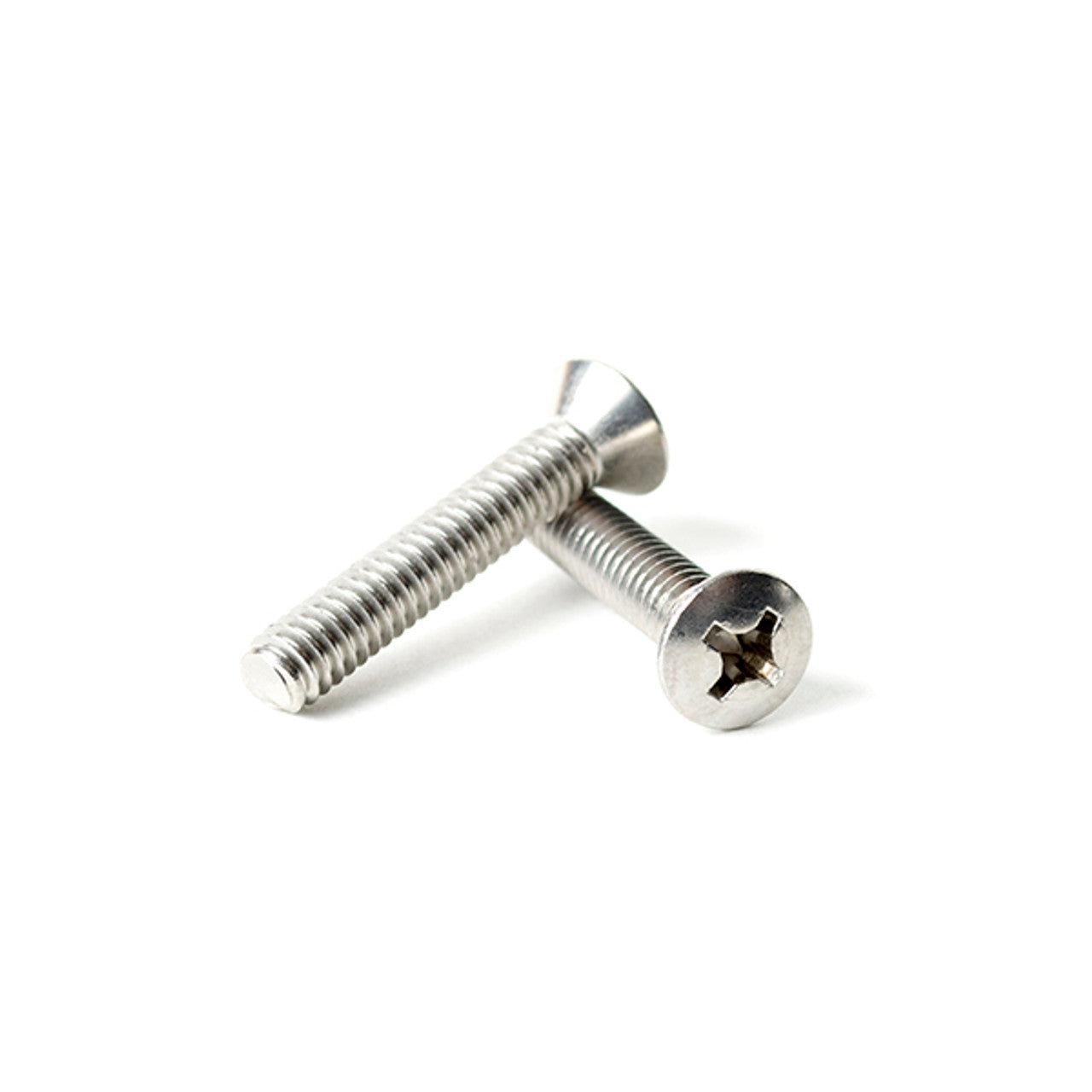 Stainless Phillips Oval Head Machine Screw Assortment in 20 Hole Locking Metal Tray - 18-8 SS
