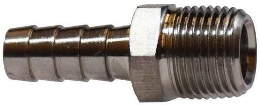 5/8" X 1/2" SS Rigid Hose Barb Male Adapter