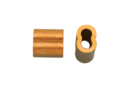 K0752- Swage Sleeve - Copper - Ideal for Marine and Industrial Wire Rope Assembly Applications