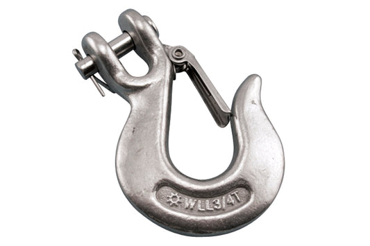 S0452- Stainless Clevis Slip Hook - 316 Stainless Steel - Marine and Industrial Applications - Pick Your Size