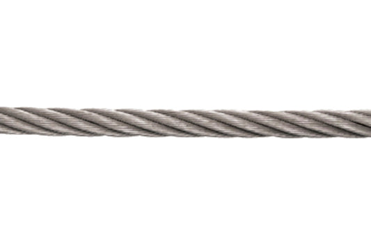 S0704- Stainless 7 x 19 Wire Rope - 304 Stainless Steel - Choose Your Size and Length