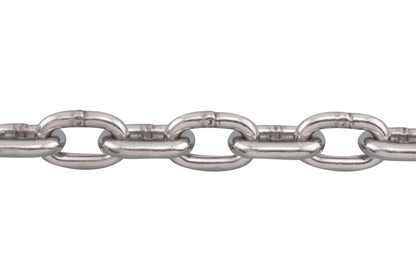Sash Chain (S10) - 304 Stainless Steel - 100FT Roll - USA Mfg - Pick Your Size