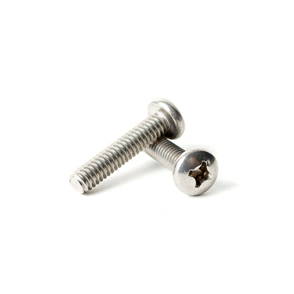 Stainless Pan Head Phillips Machine Screw Assortment in 24 Hole Locking Metal Tray Kit - 18-8 SS