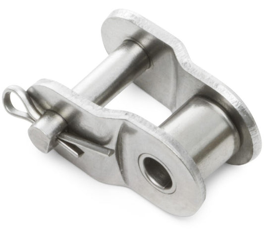 #35SS Stainless Roller Chain Offset Link - 1/2 Link - 10 Pack