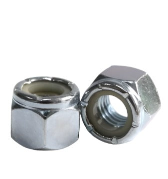 Stainless Nylon Lock Nut Assortment in 12 Hole Metal Locking Tray - 18-8 SS Lock Nuts